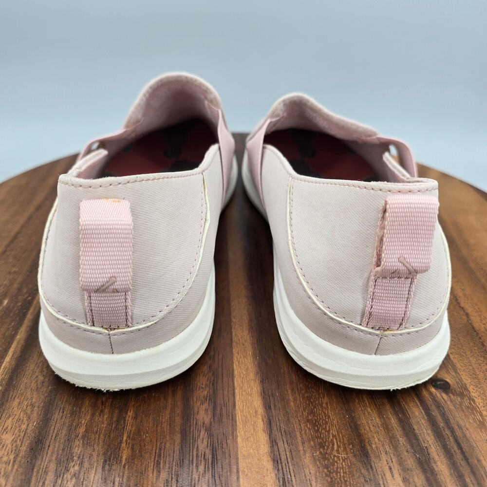 OluKai Shoes Womens 9.5 Light Pink Mesh Hale'iwa Slip On Comfort Sneakers - Picture 4 of 8